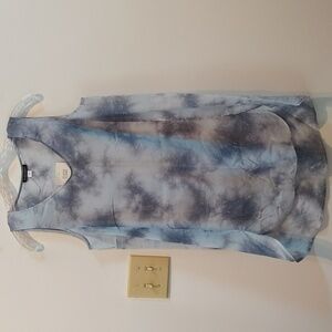 Eileen Fisher Tie Dye Tank Top Tunic Shirt NWT